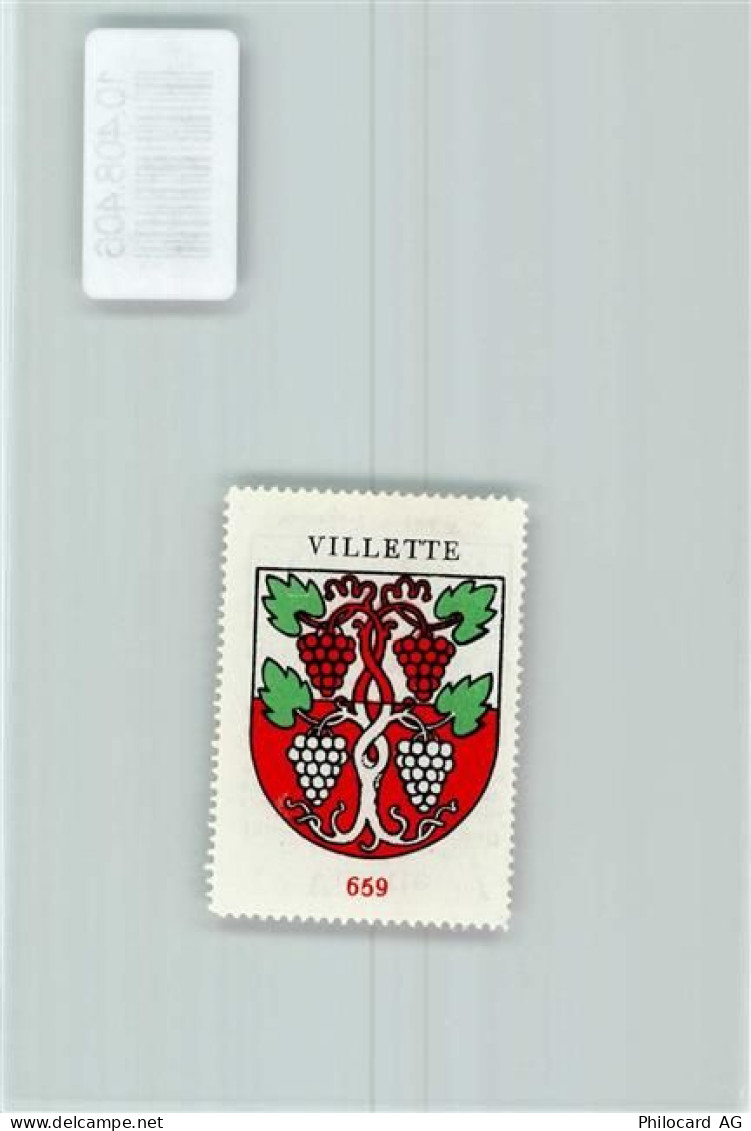 1096 Villette Lavaux - Vignette Wappen Kaffee Hag ca 1920-1940 Weinstock... - 10408406