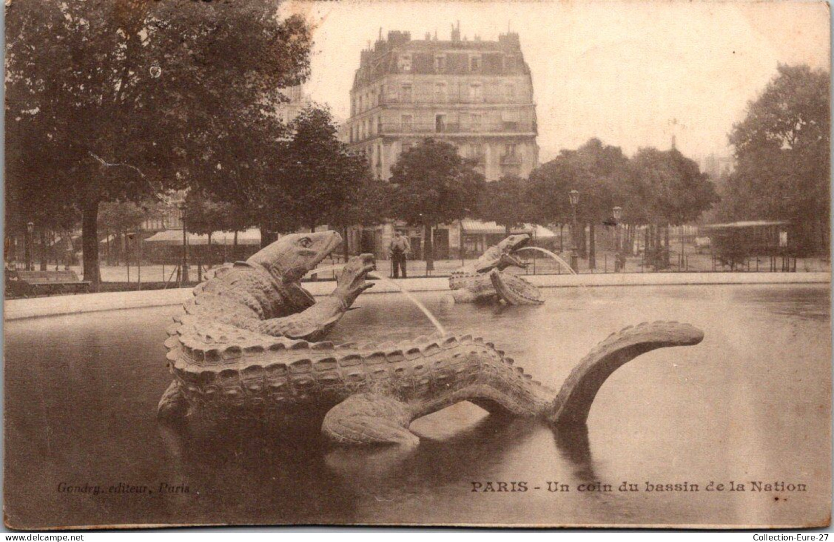 (11/12/25) 75-CPA PARIS - 11-12ème ARRONDISSEMENT - BASSIN DE LA NATION