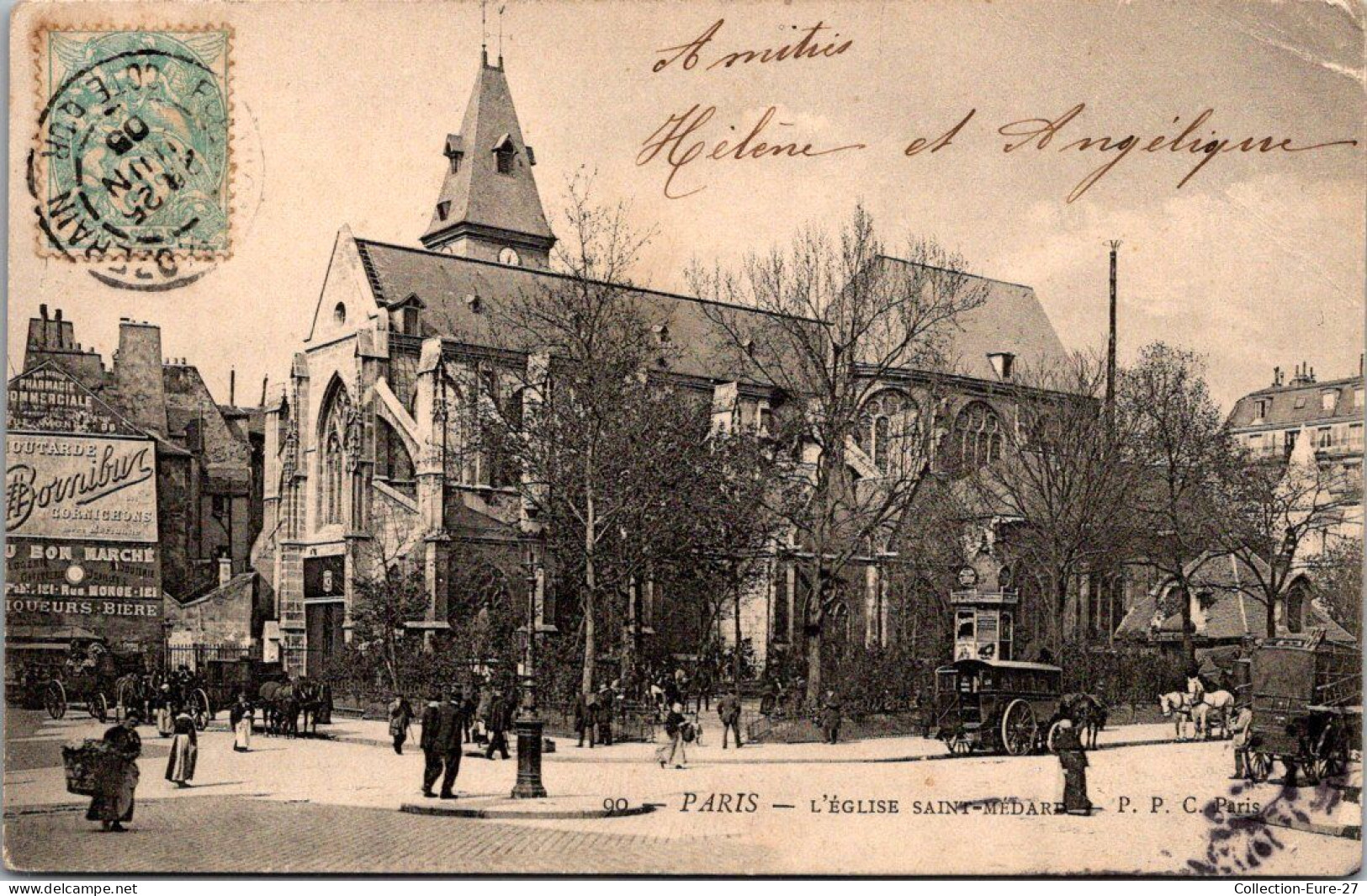 (11/12/25) 75-CPA PARIS - 5ème ARRONDISSEMENT - EGLISE SAINT MEDARD