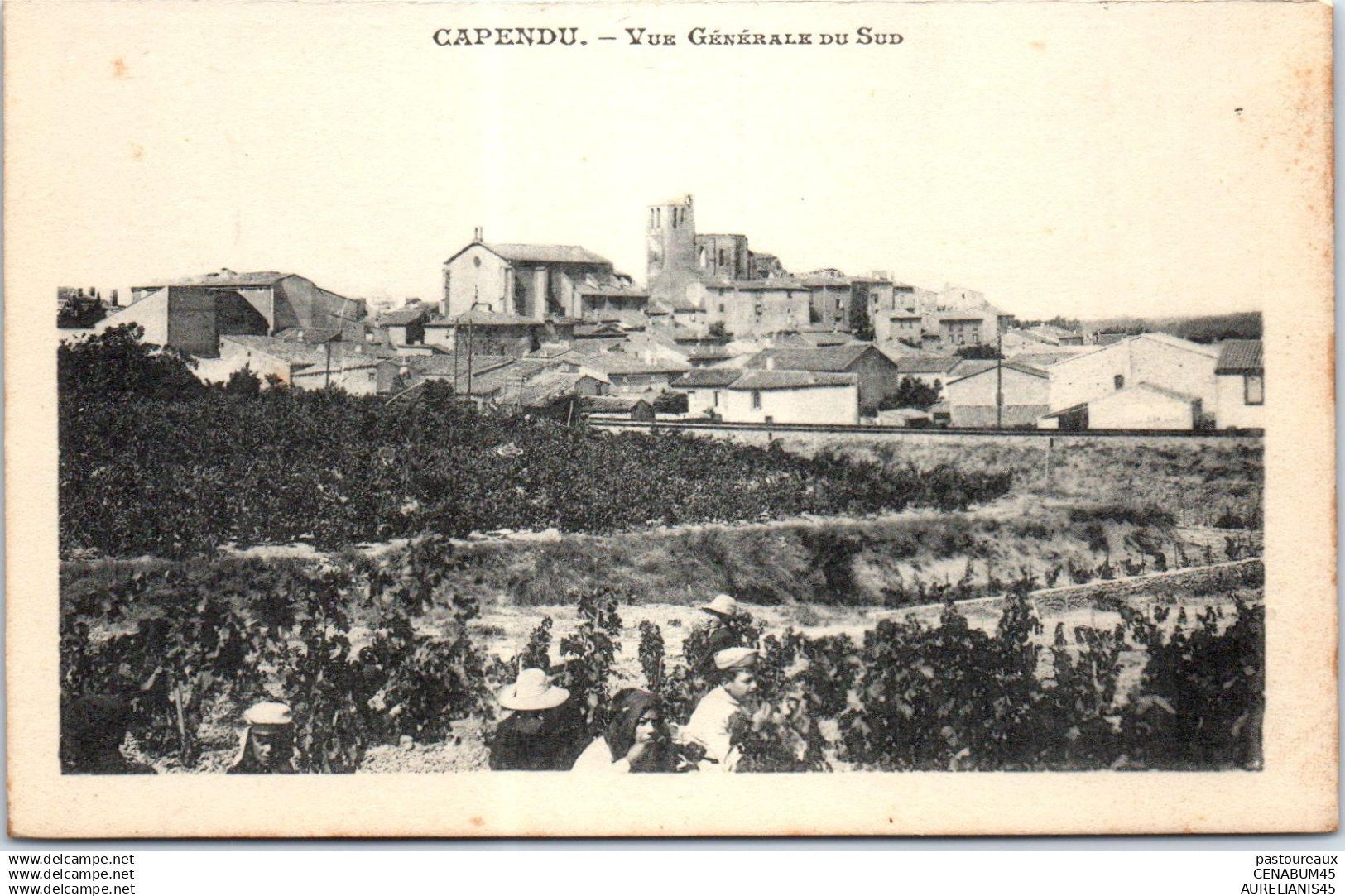11 CAPENDU - vue generale sud