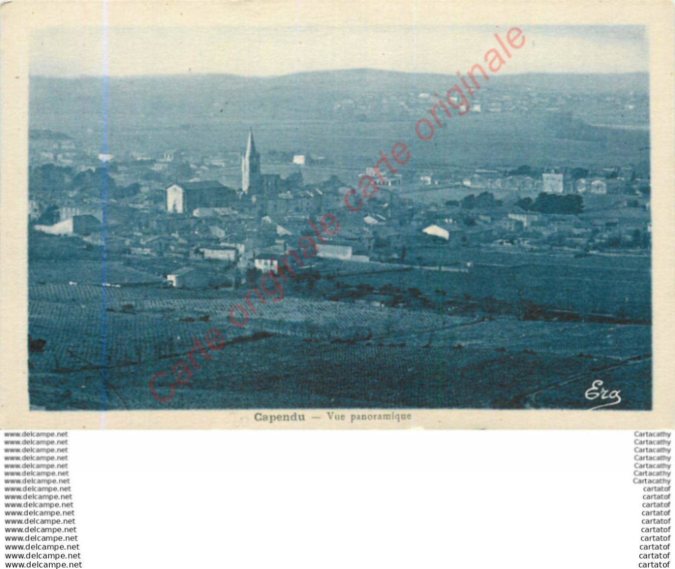 11.  CAPENDU .  Vue panoramique .
