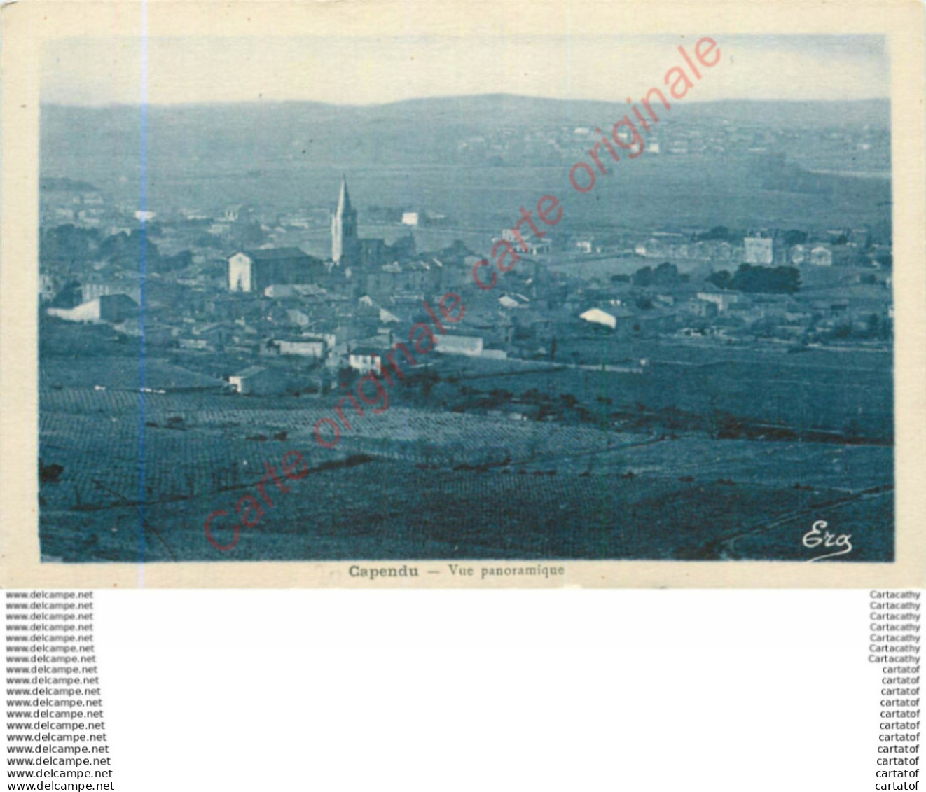 11.  CAPENDU .  Vue panoramique .