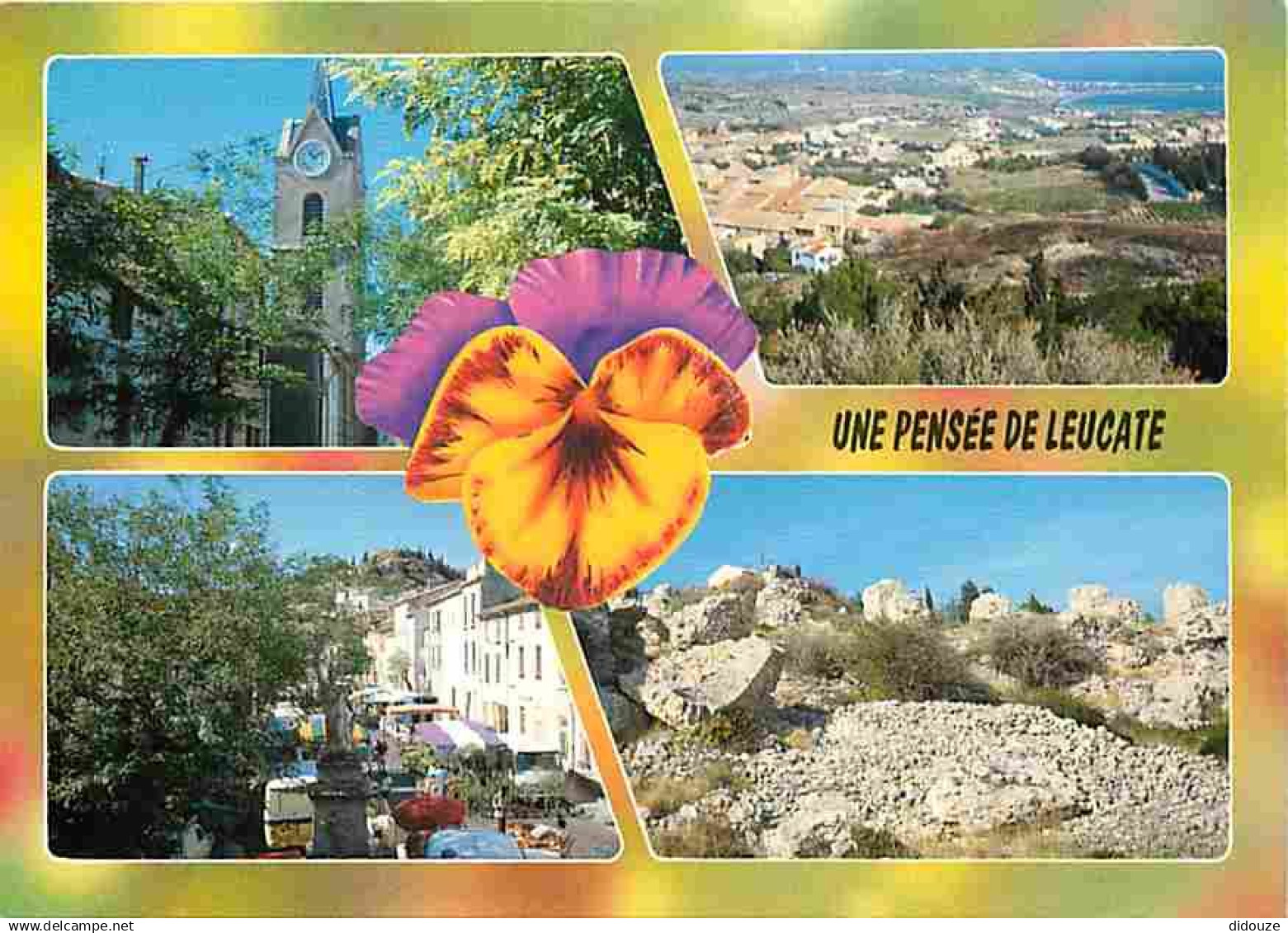 11 - Leucate - Multivues - Marché - Flamme Postale de Leucate - CPM - Voir Scans Recto-Verso