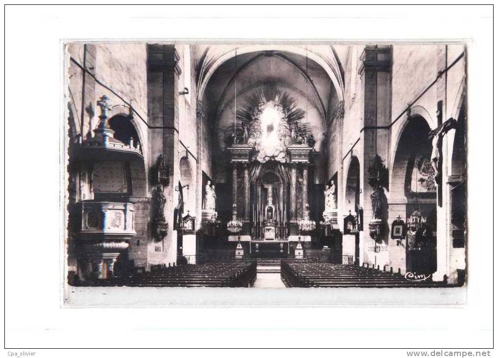 11 SIGEAN Eglise, Intérieur, ed CIM 401, CPSM 9x14, 196?