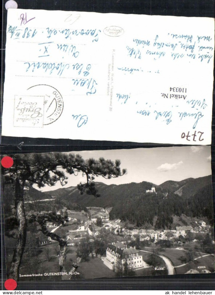 110334,Gutenstein Ortsansicht