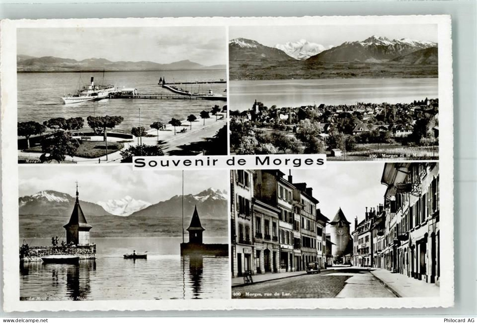 1110 Morges 1955 - Souvenir de Morges - 10391048