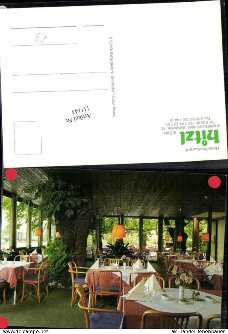 111143,Hotel Restaurant Hitzl Fürstenfeld