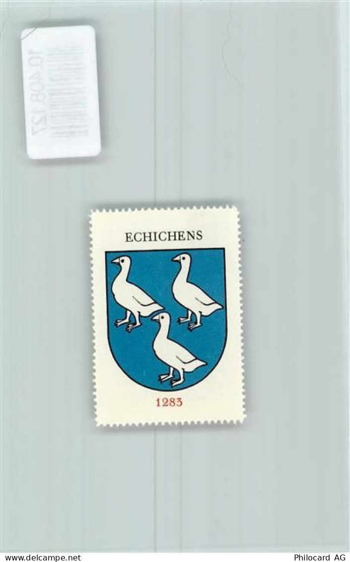1112 Echichens - Vignette Wappen Kaffee Hag ca 1920-1940 Gänse - 10408127