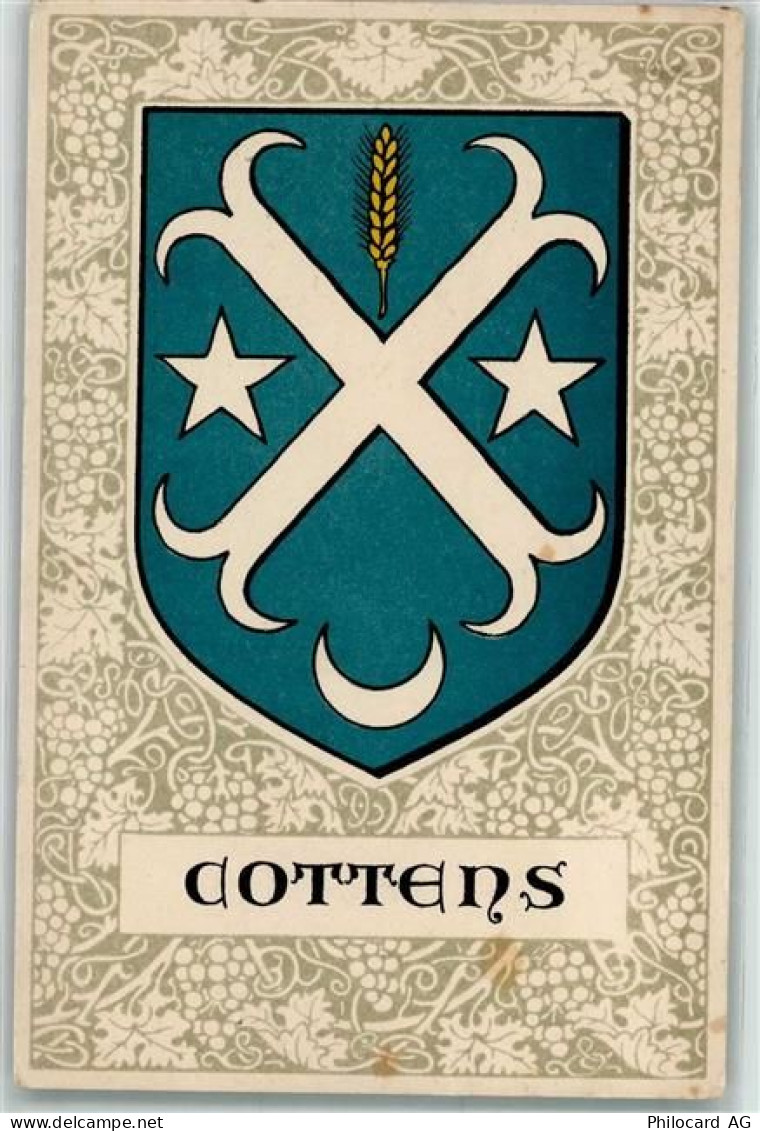 1116 Cottens VD - Wappen Weizen Sterne Mond - 10587331