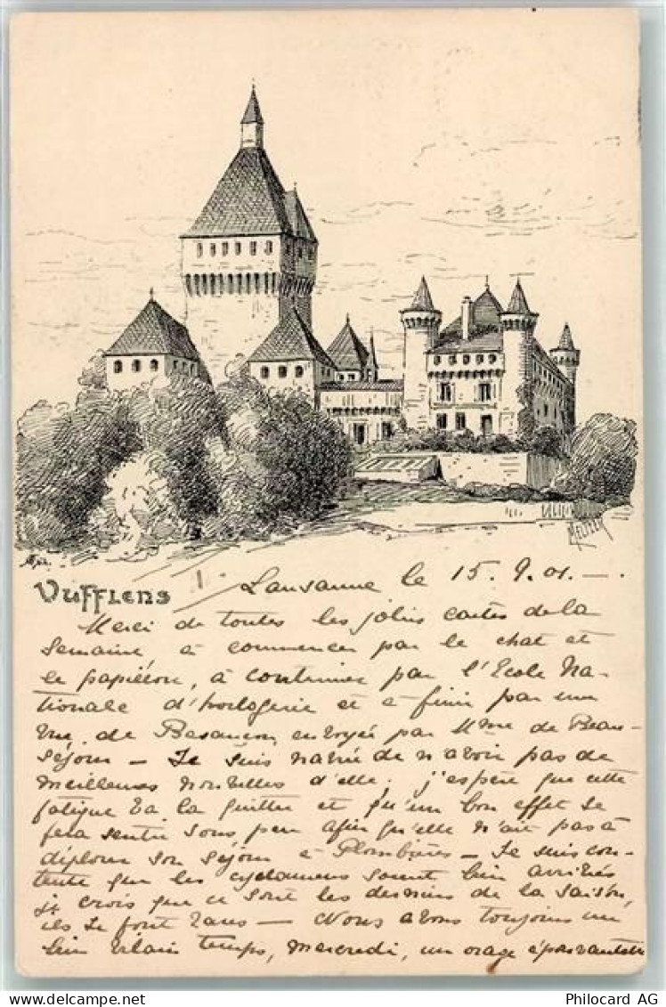 1134 Vufflens-le-Château 1901 - Schloss - 10612144