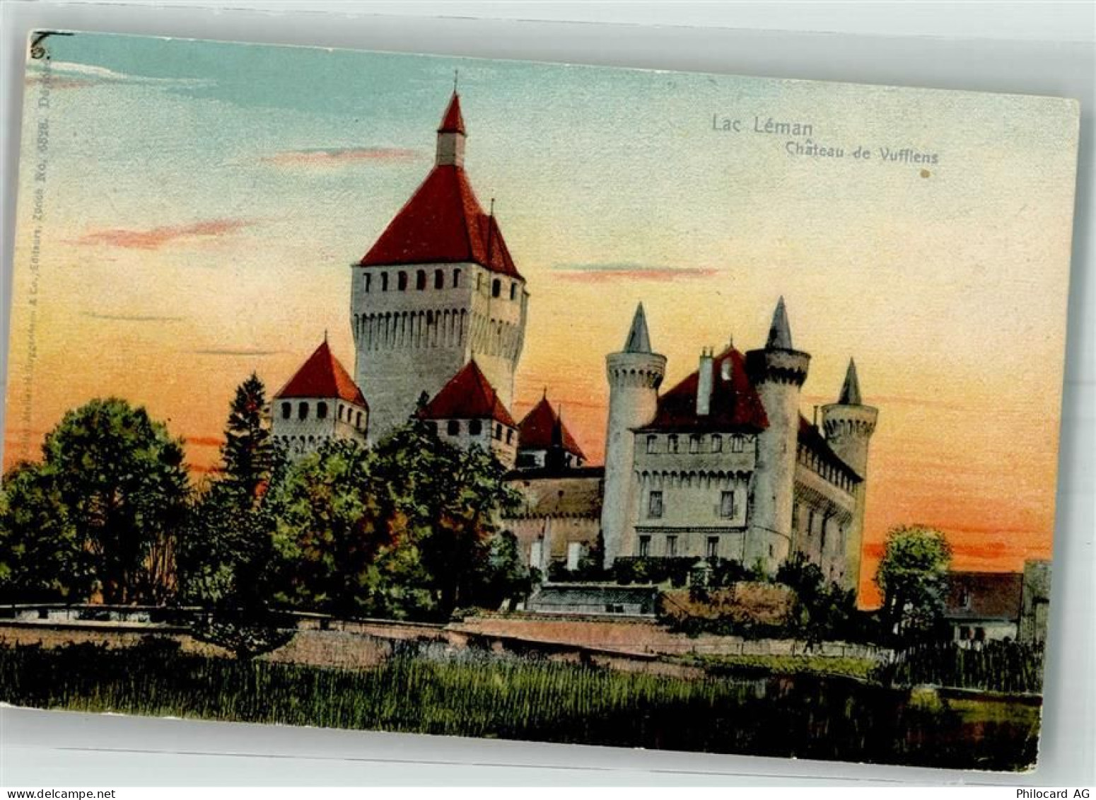 1134 Vufflens-le-Château 1903 Foto AK Schloss - 38194296