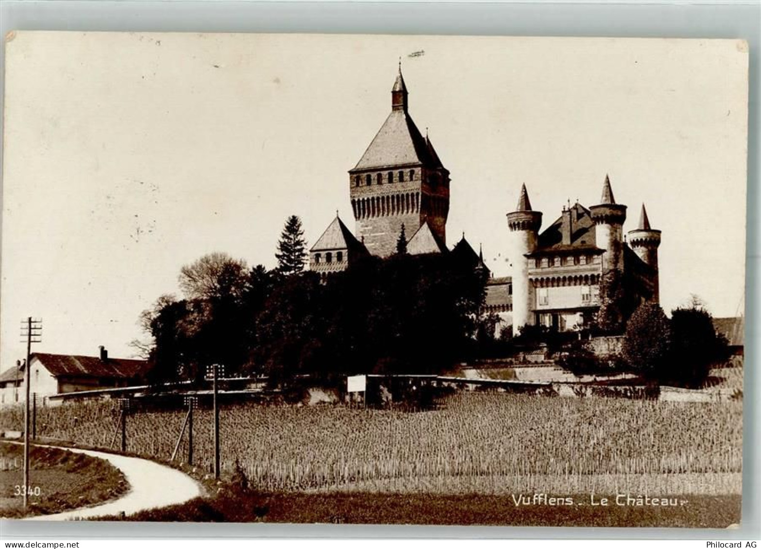 1134 Vufflens-le-Château Foto AK Schloss - 38067562