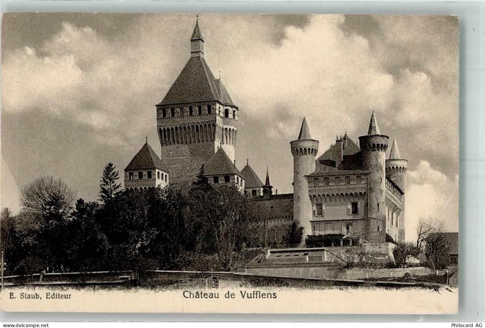 1134 Vufflens-le-Château Foto AK Schloss - 38194293