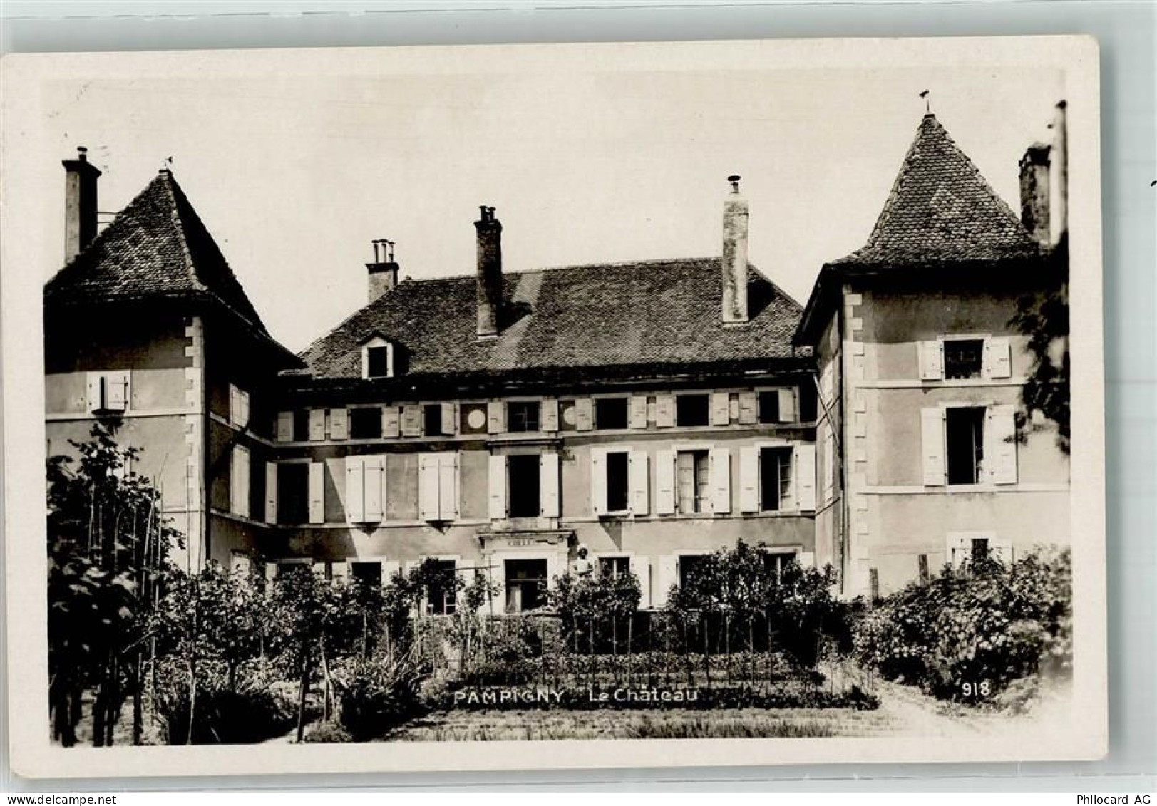 1142 Pampigny 1933 Foto AK Schloss - 38194423