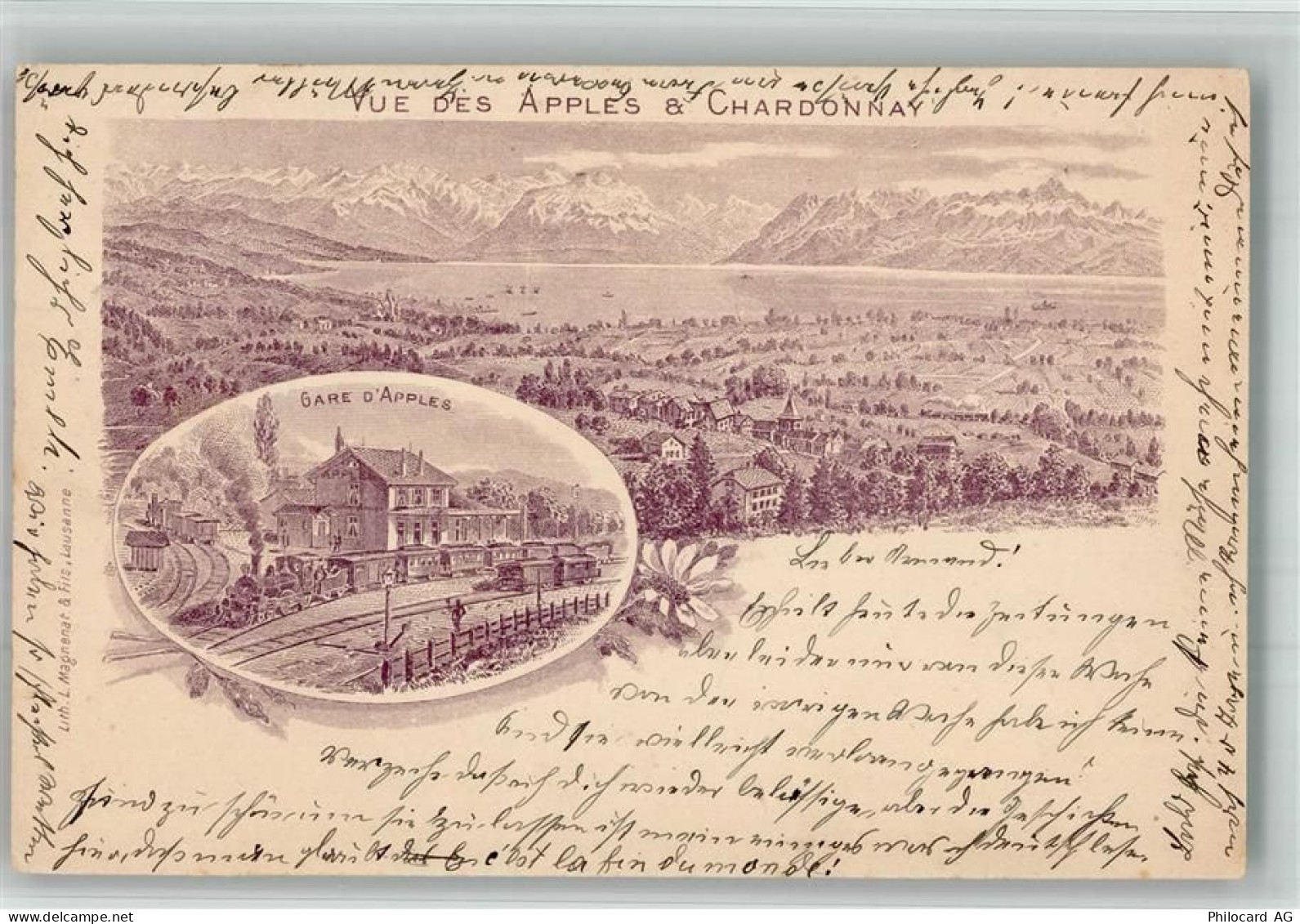 1143 Apples 1900 BOAKC Vorläufer Bahnhof Eisenbahn - 13706414