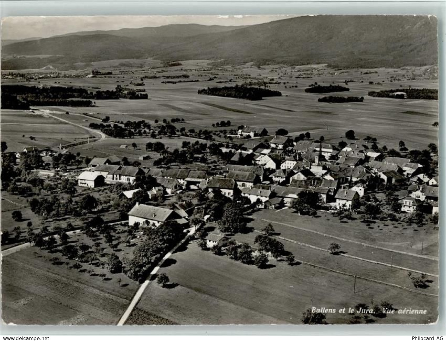 1144 Ballens 1955 - Luftbild - AK - 13097513
