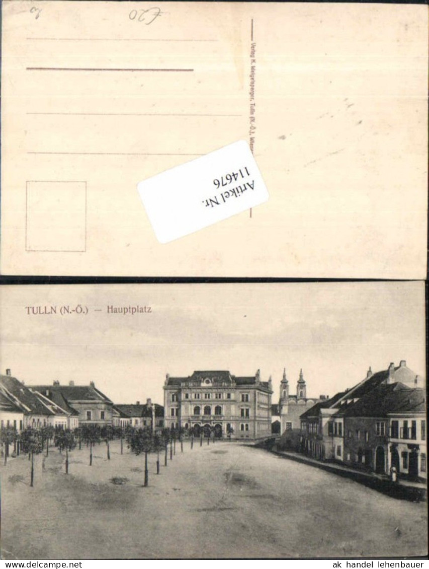 114676,Tulln Partie am Marktplatz 1905