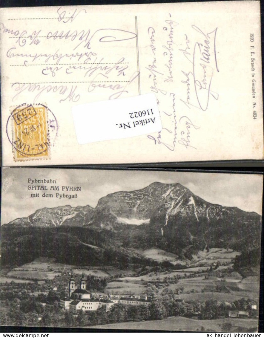 116022,Spital am Pyhrn Bahnpost Selzthal Linz 253