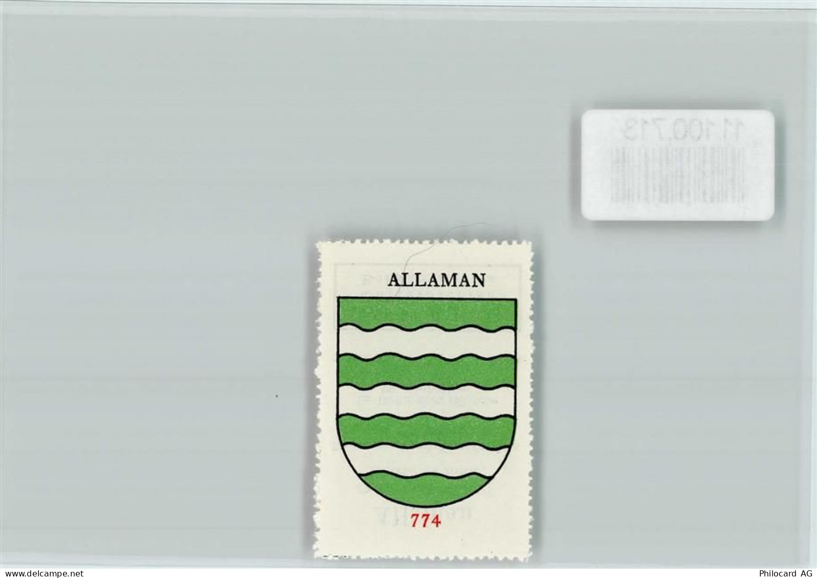 1165 Allaman - Vignette Wappen Kaffee Hag ca 1920-1940 Allaman - 11100713