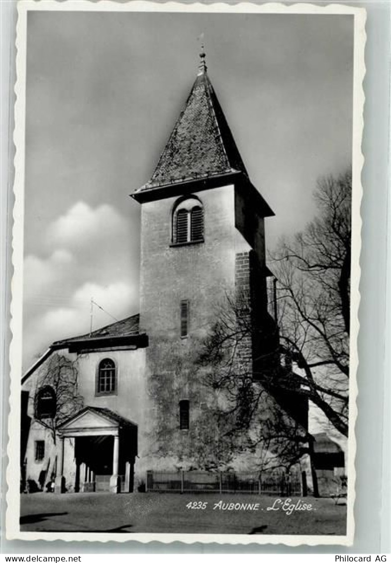 1170 Aubonne La Vaux Foto AK Kirche - 38194708