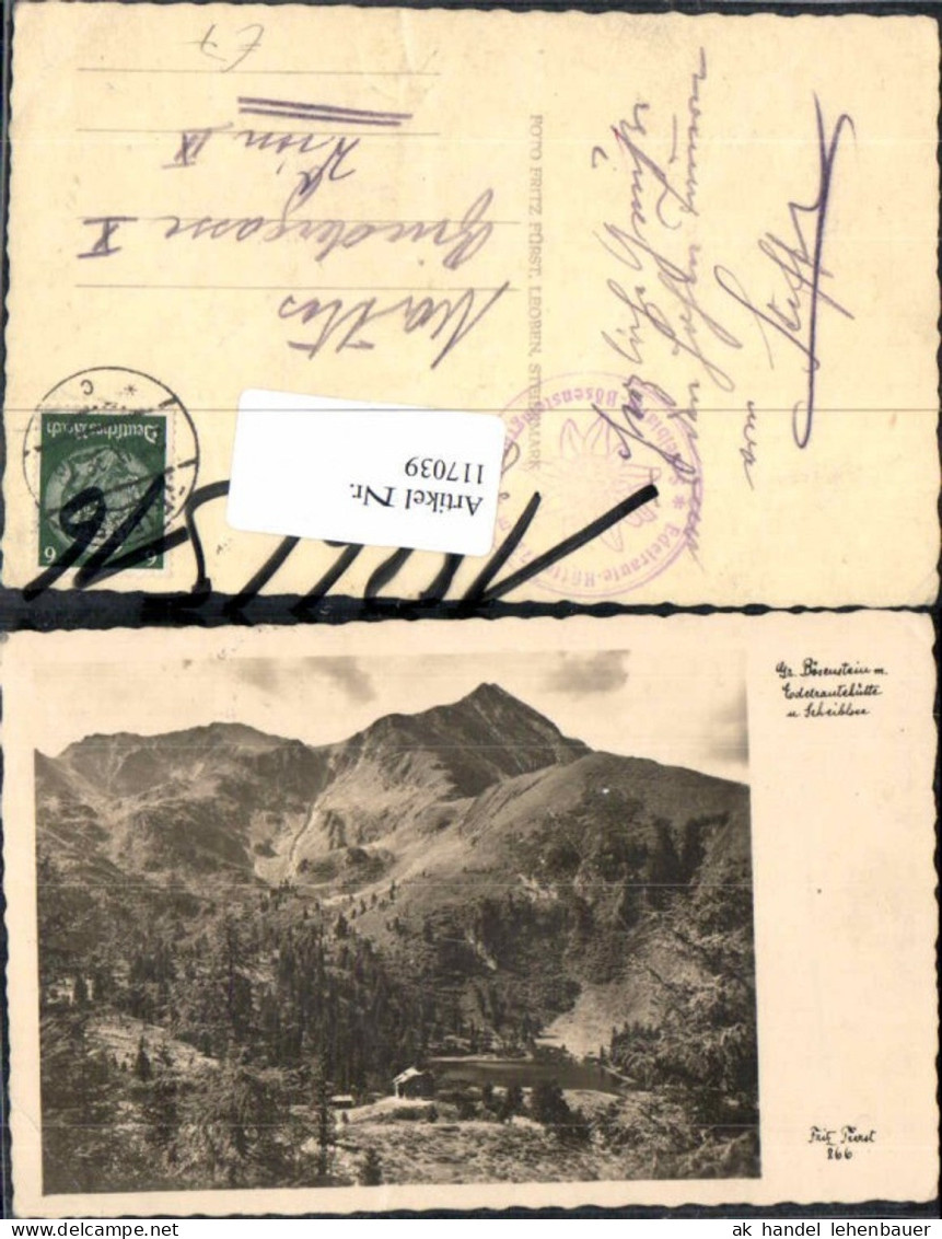 117039,Gr. Bösenstein Edelrautehütte Trieben pub Fritz Fürst 866