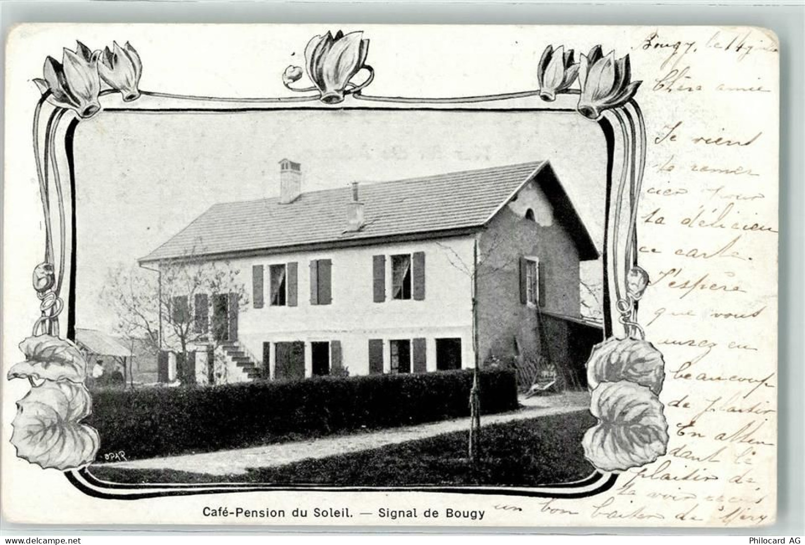 1172 Bougy-Villars 1903 - Gasthaus Cafe Pension du Soleil Signal de Boug... - 13251745
