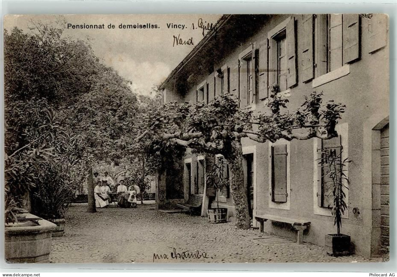 1182 Gilly Vincy 1910 - Pensionnat de demosielles - 13254934