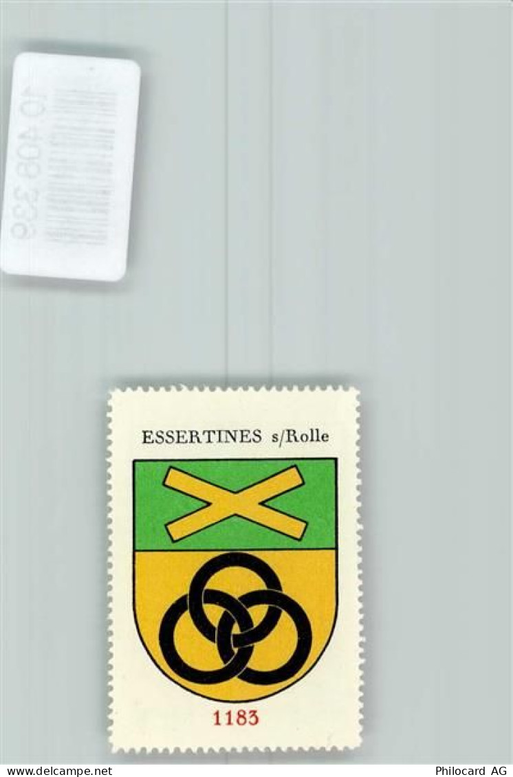 1186 Essertines-sur-Rolle - Vignette Wappen Kaffee Hag ca 1920-1940 Andr... - 10408339