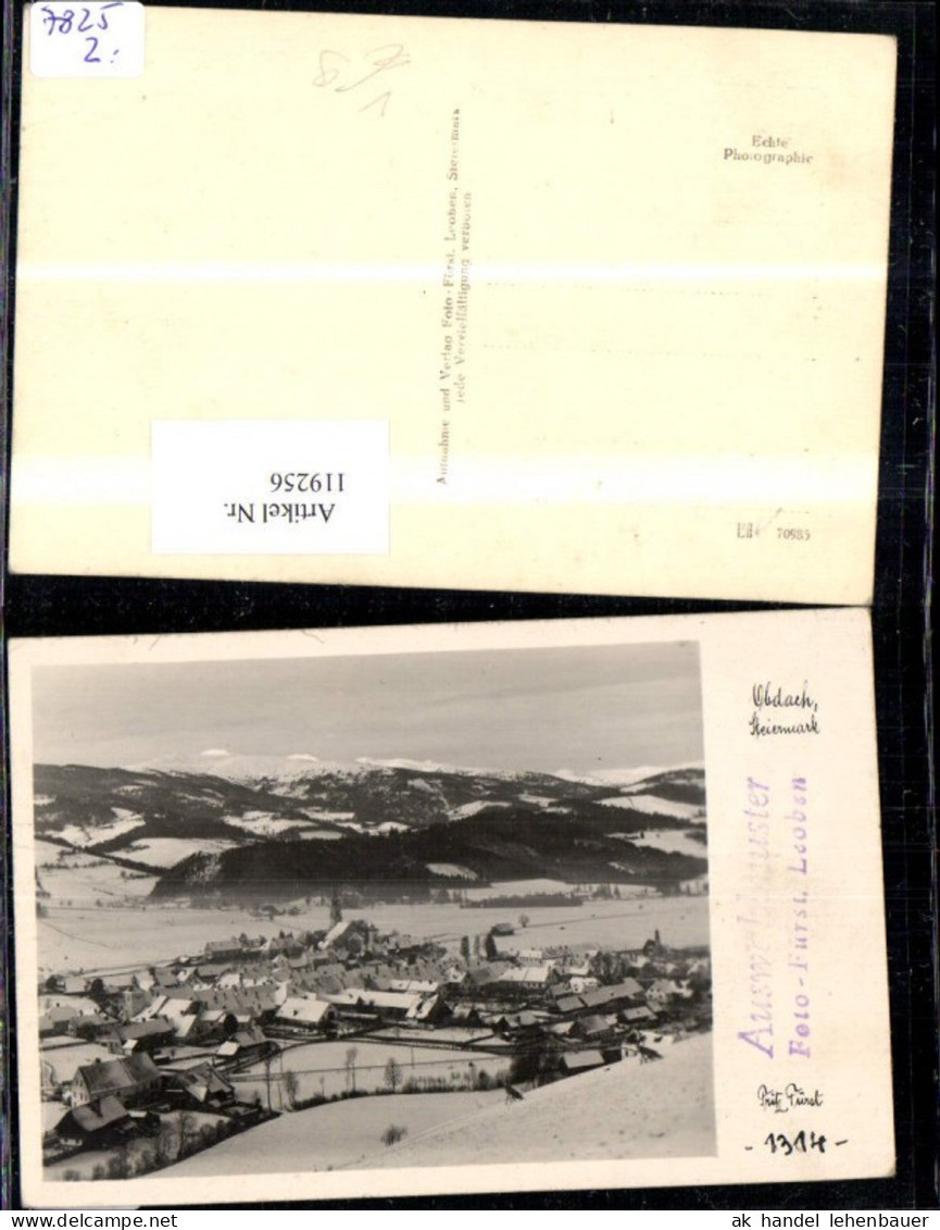 119256,Obdach Winteransicht Auswahlmuster pub Fürst 1314