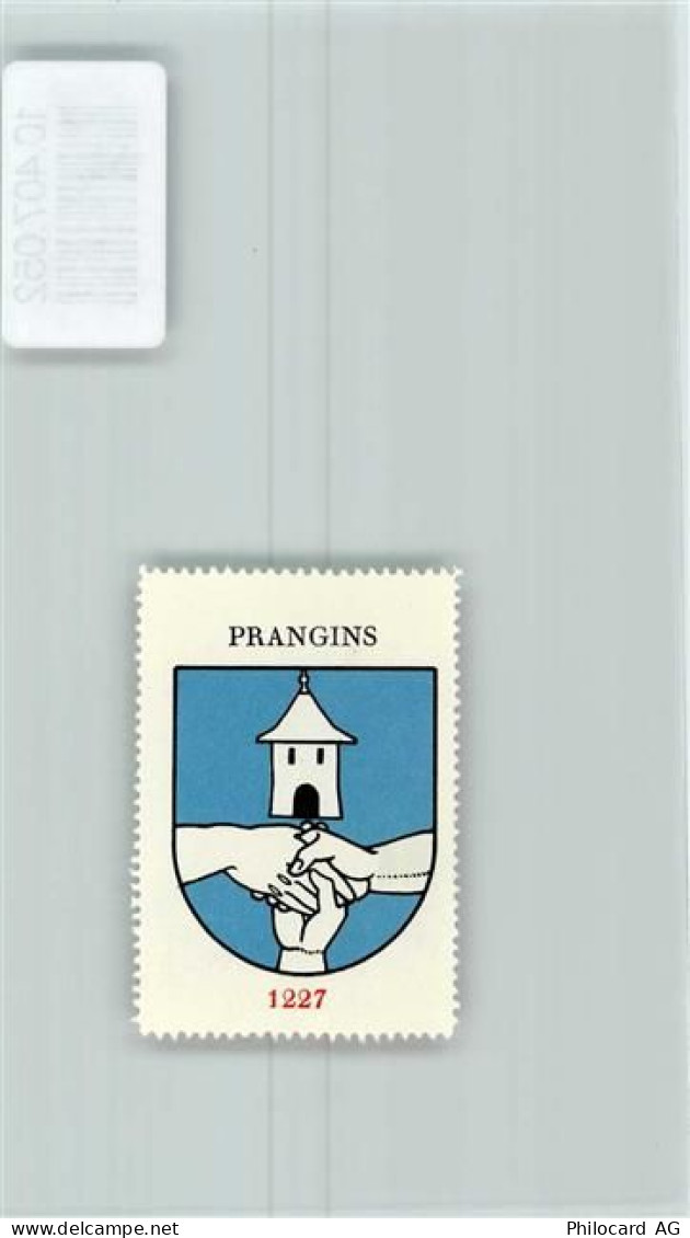 1197 Prangins - Vignette Wappen Kaffee Hag 1920-1940 - 10407052