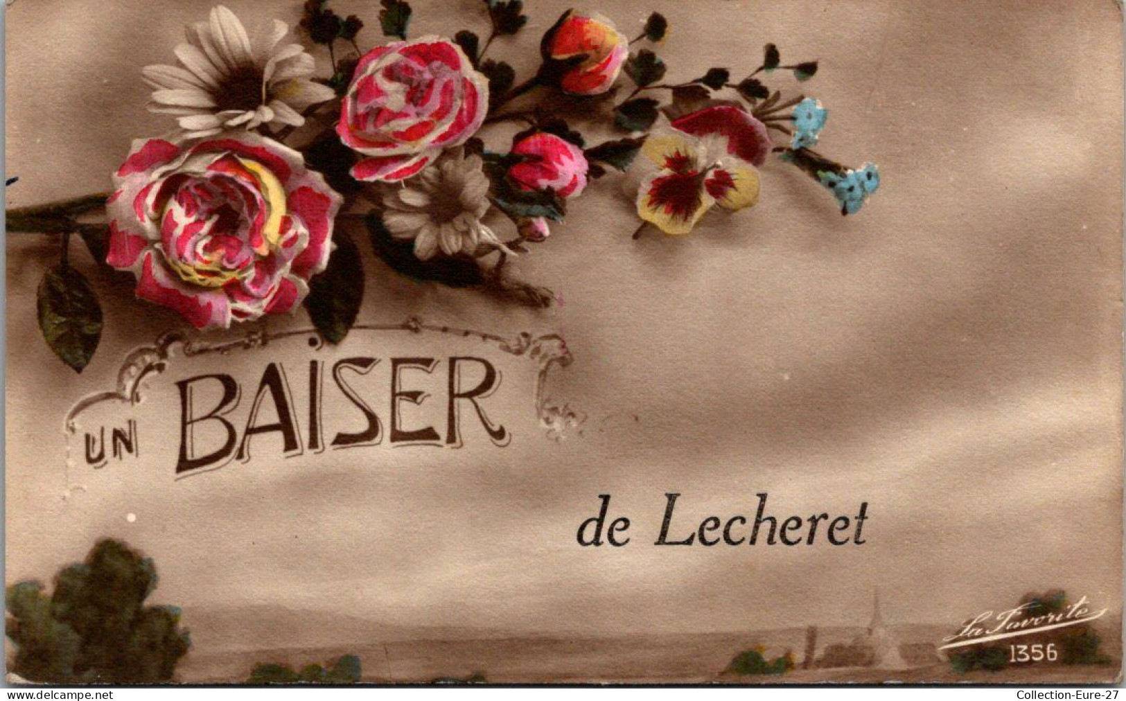 (12/08/25) BELGIQUE-CPA LECHERET - UN BAISER