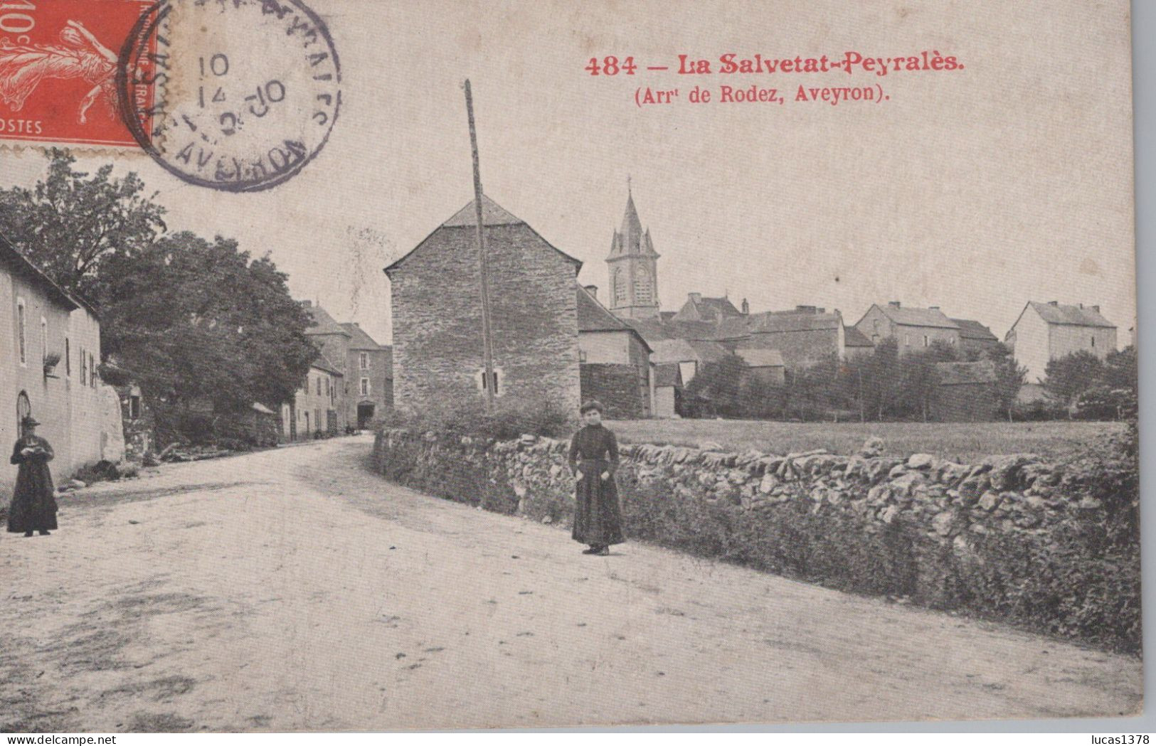 12 / ARRONDISSEMENT DE RODEZ / LA SALVETAT PEYRALES / EDIT CARRERE 484