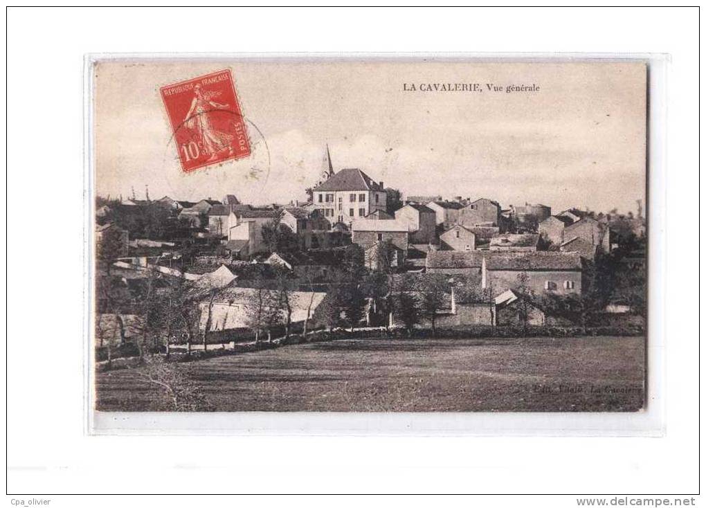 12 LA CAVALERIE Vue Générale, ed Vitalis, 1914