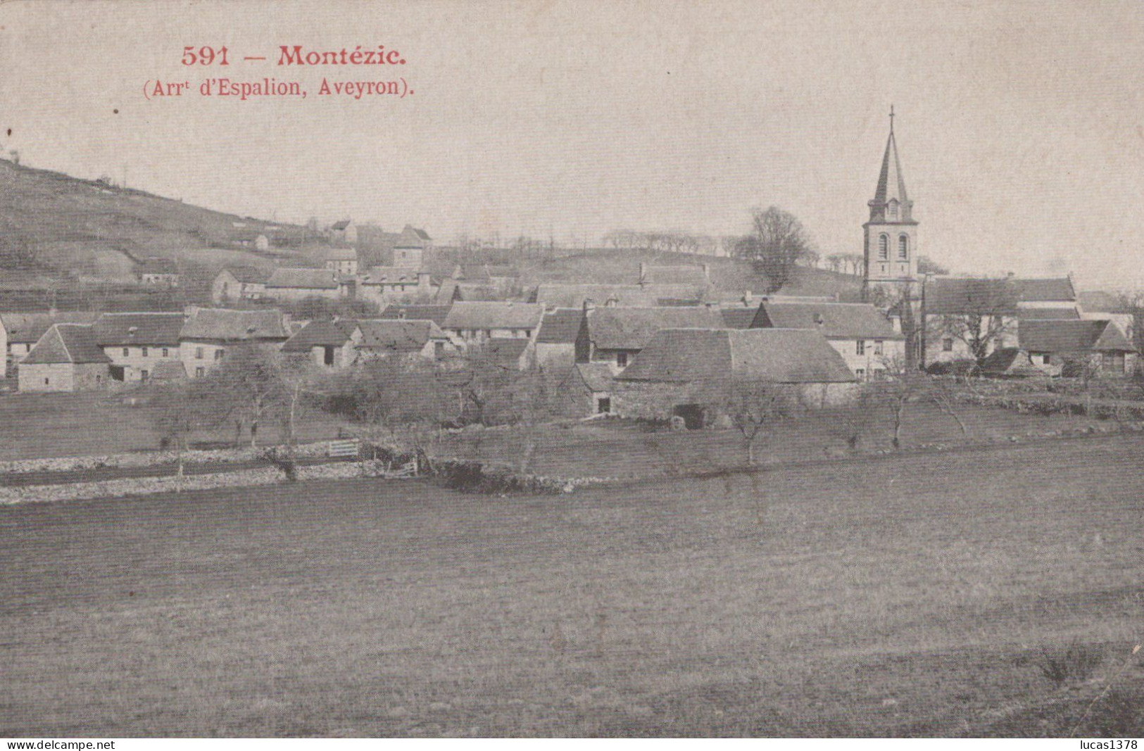 12 /  MONTEZIC ARRONDISSEMENT D'ESPALION / EDIT CARRERE 591