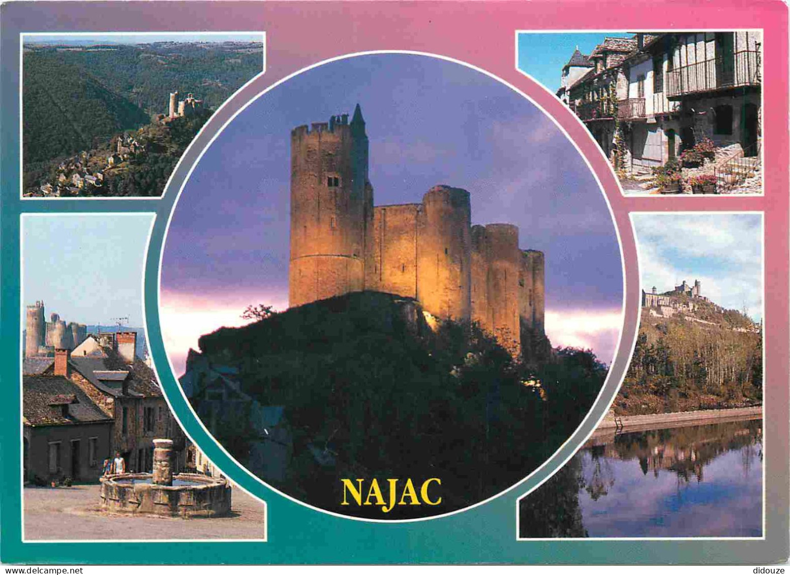 12 - Najac - Multivues - CPM - Voir Scans Recto-Verso
