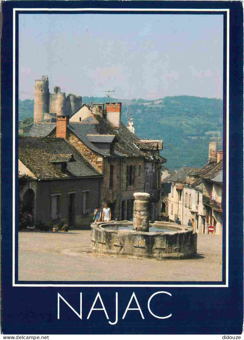 12 - Najac - Vue du centre du Bourg - CPM - Voir Scans Recto-Verso