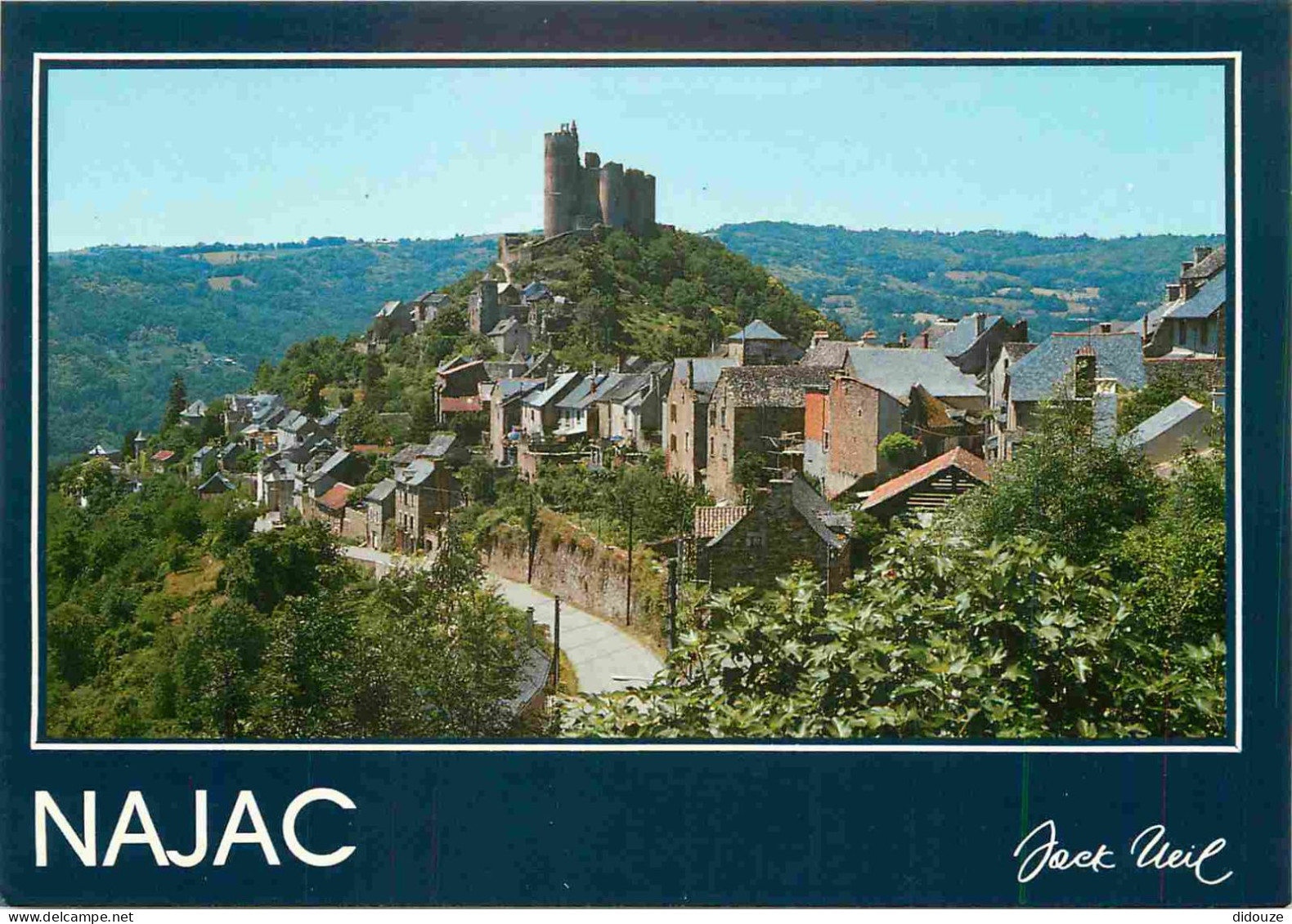 12 - Najac - Vue Générale  - CPM - Voir Scans Recto-Verso