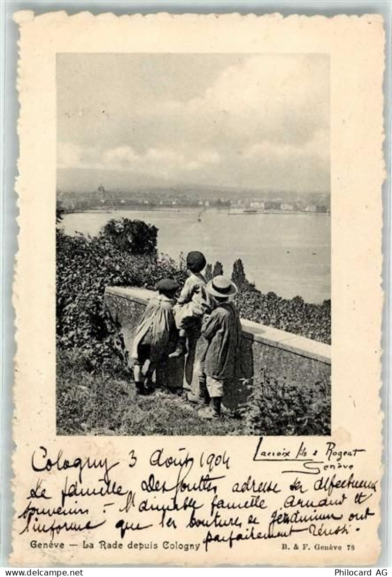 1200 Genève Genf 1904 - La Rade depuis Cologny - 10592288