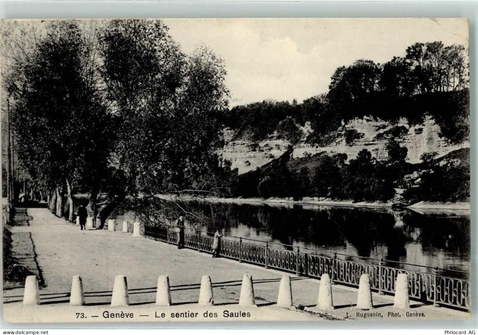 1200 Genève Genf 1906 Gebrauchsspuren Le sentier des Saules - 10619738