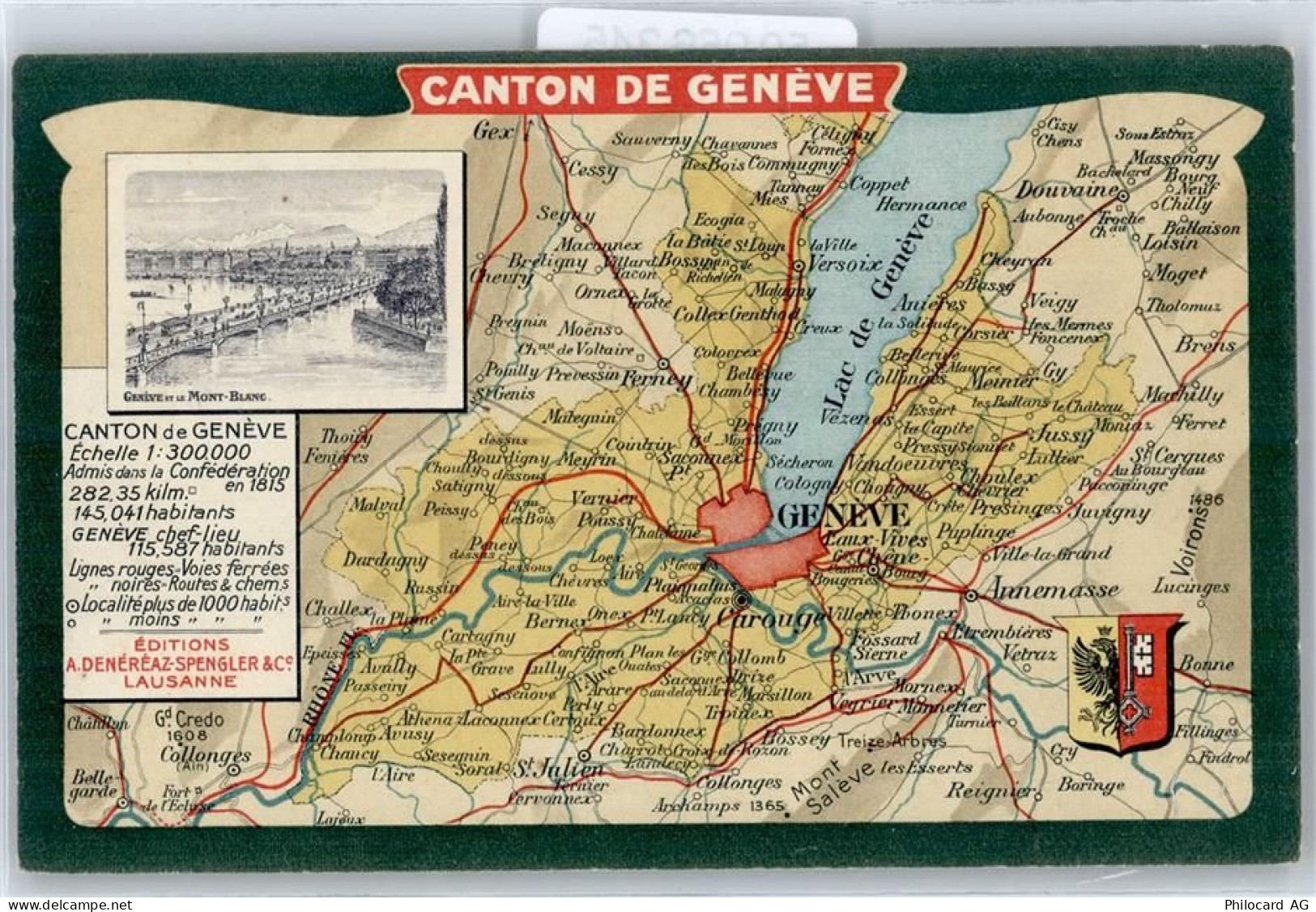 1200 Genève Genf - Kartenausschnitt - 50956345
