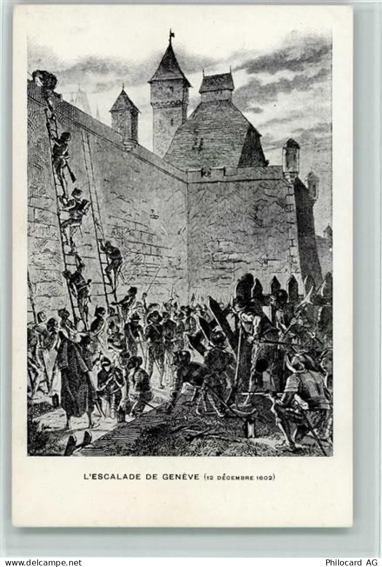 1200 Genève Genf Künstlerkarte LEscalade de Geneve 12.12.1602 - 11059019