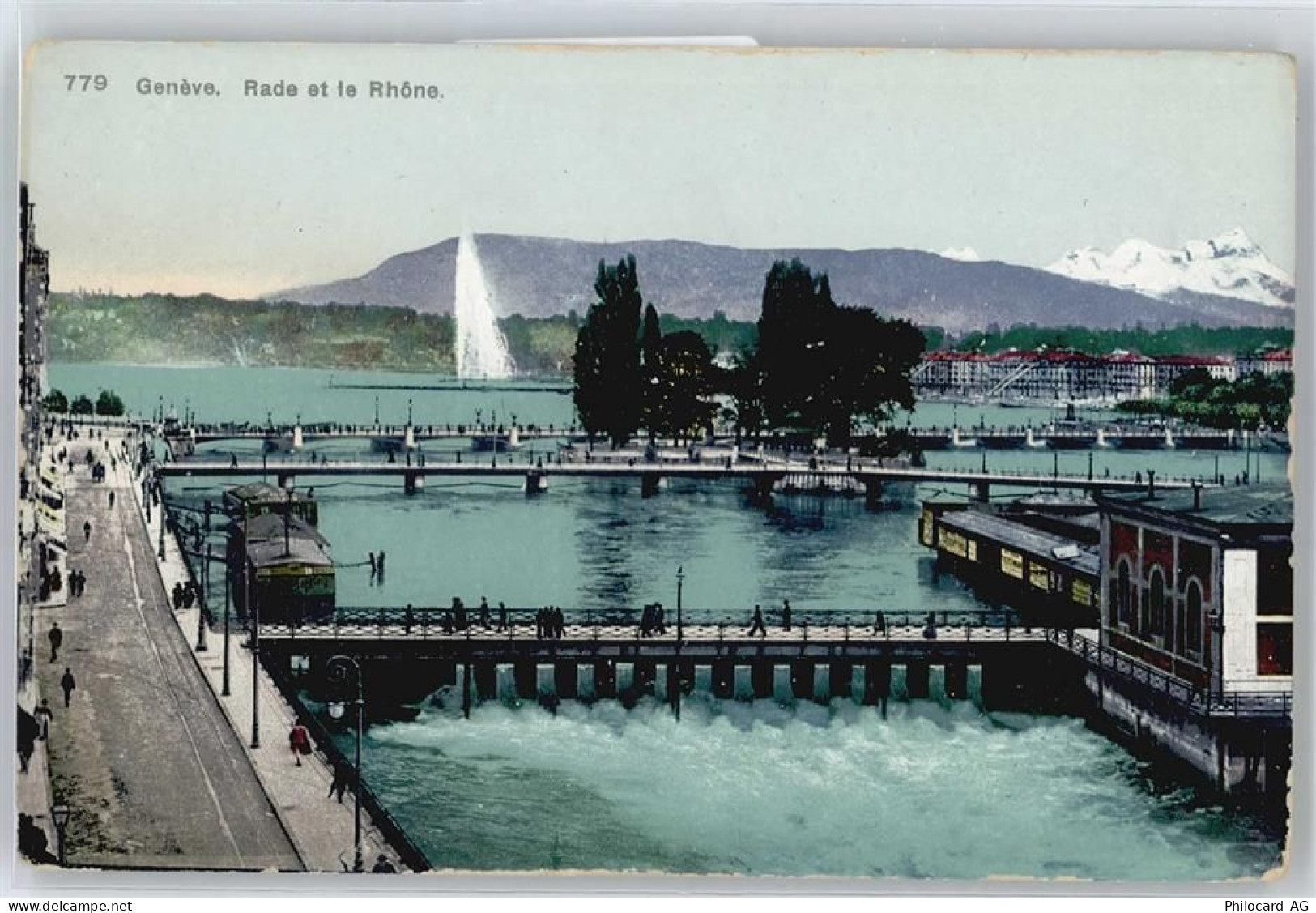 1200 Genève Genf - Rade, Fontaine, Brücken AKU2 - 50658610