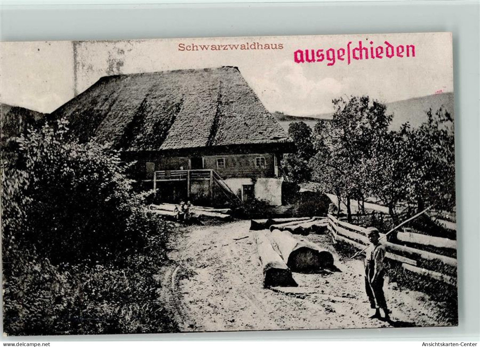 12038703 - Schwarzwald Haeuser Kinder