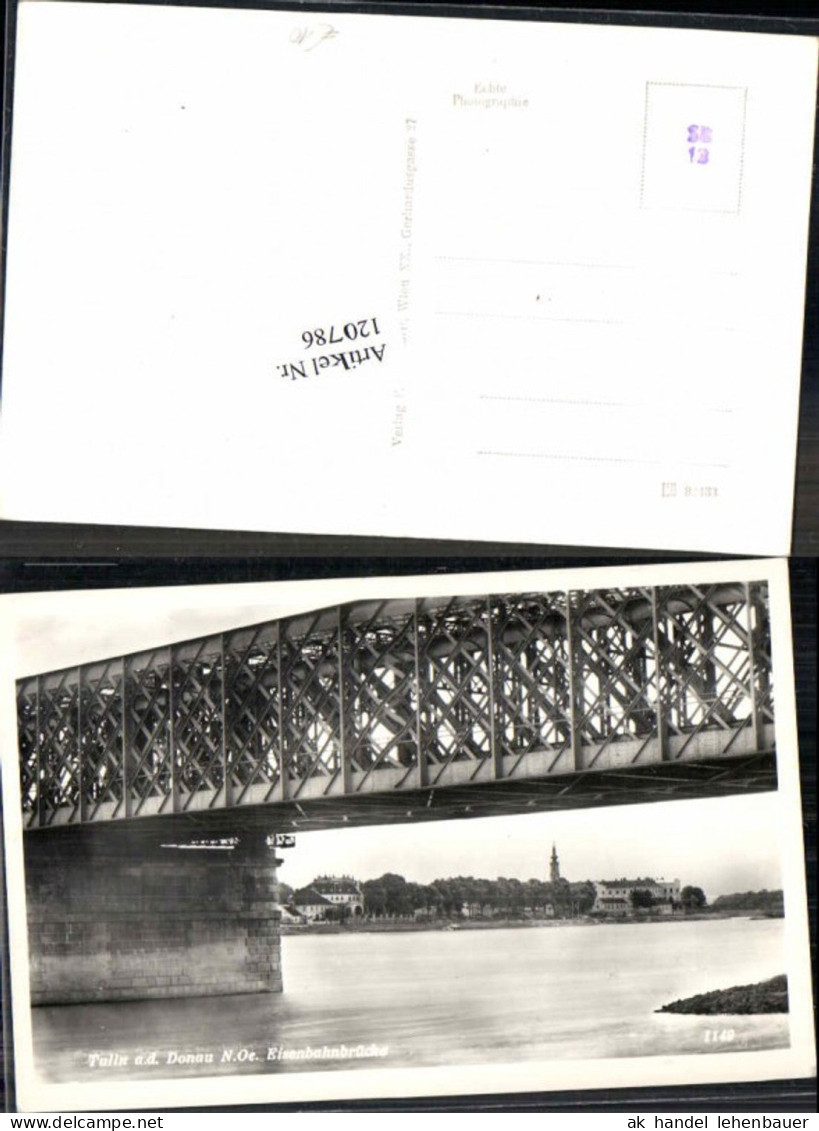 120786,Tulln a.d. Donau Eisenbahnbrücke Brücke