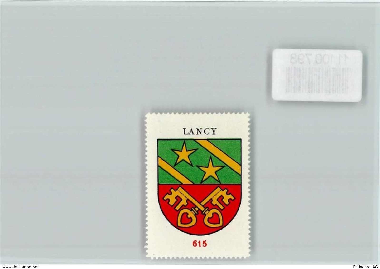 1213 Petit-Lancy Lancy - Vignette Wappen Kaffee Hag ca 1920-1940 - 11100798