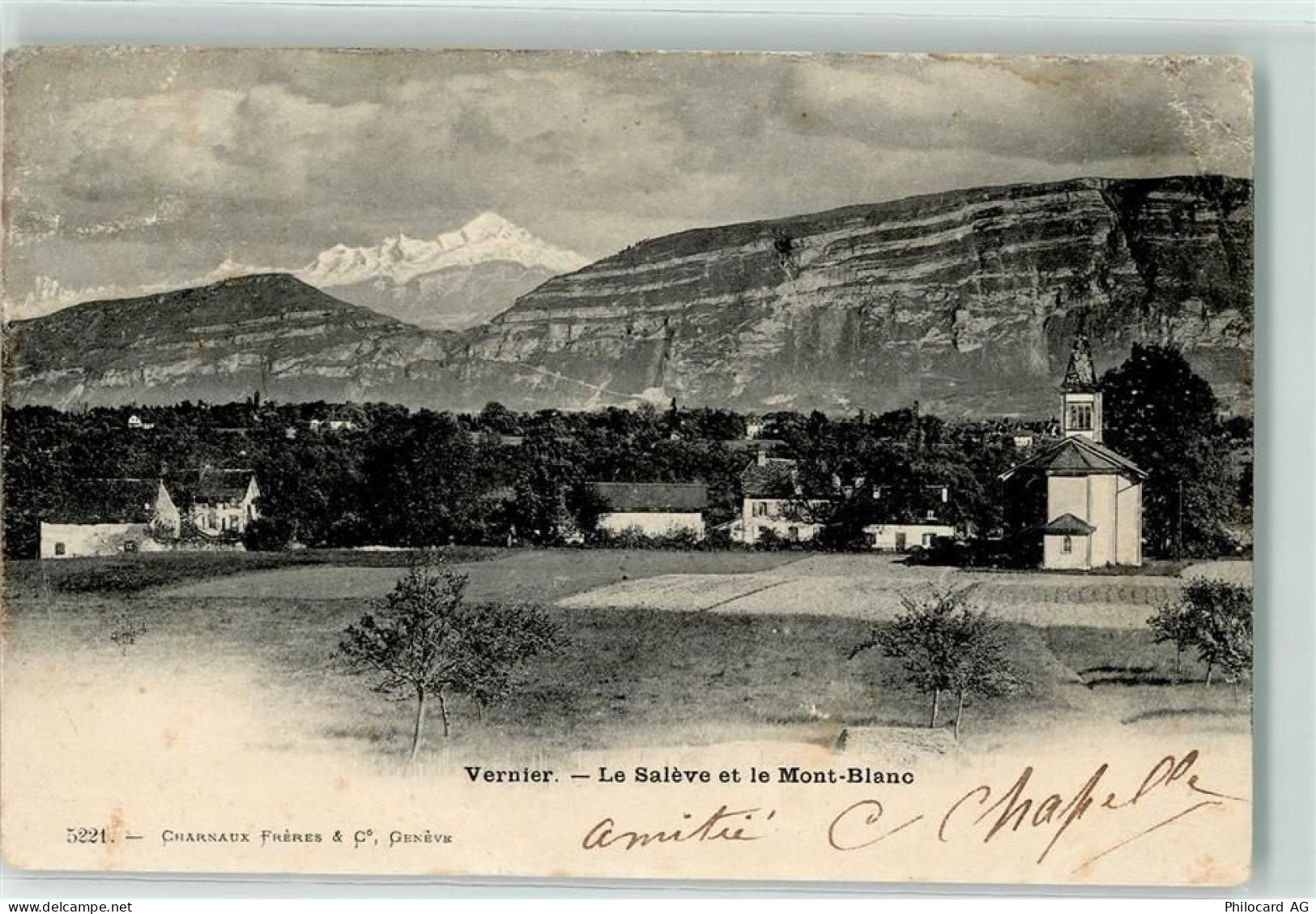 1214 Vernier 1904 - le Saleve Mont Blanc - 10592805