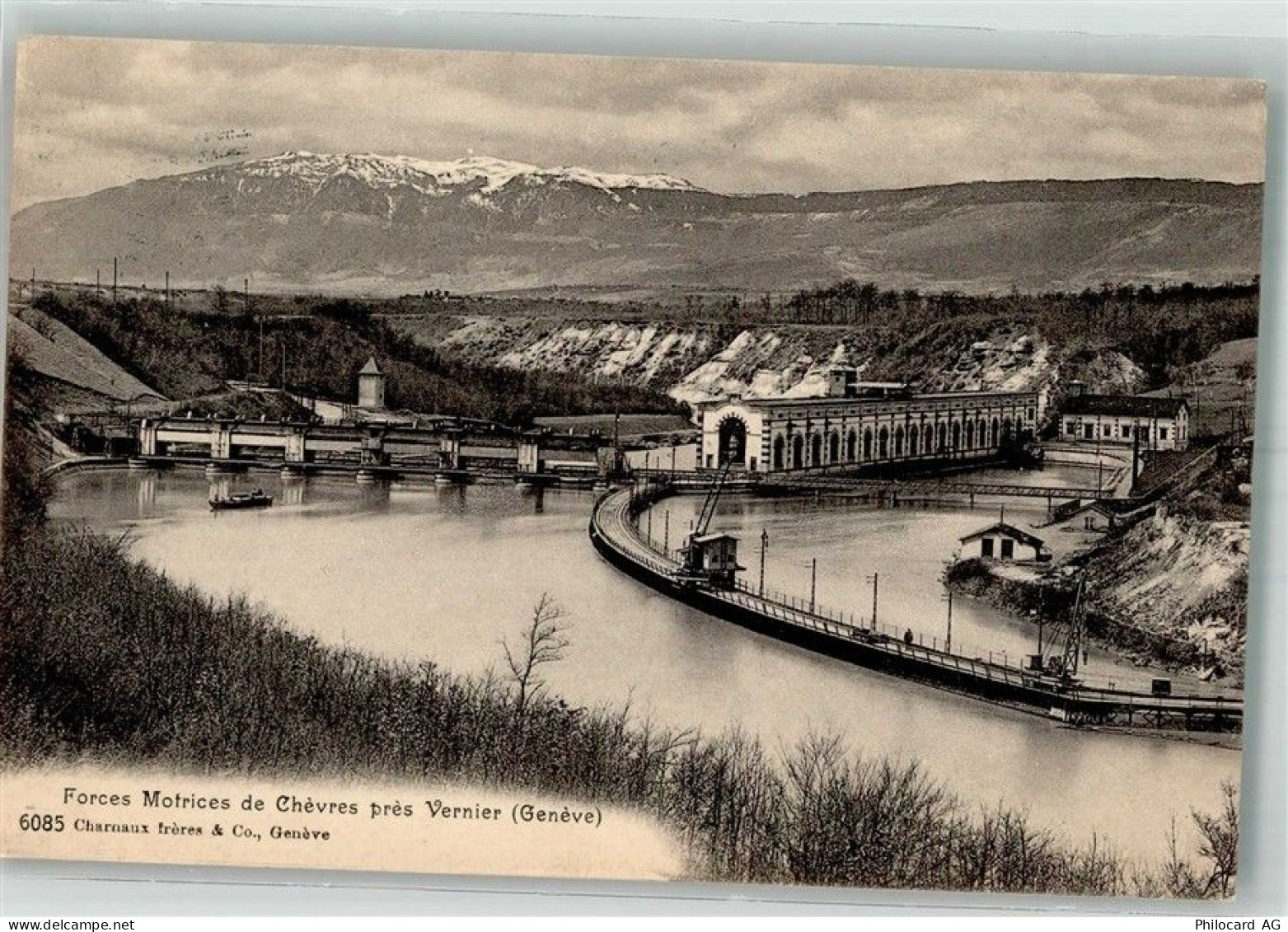 1214 Vernier 1915 Foto AK Wasserkraftwerk - 38212090