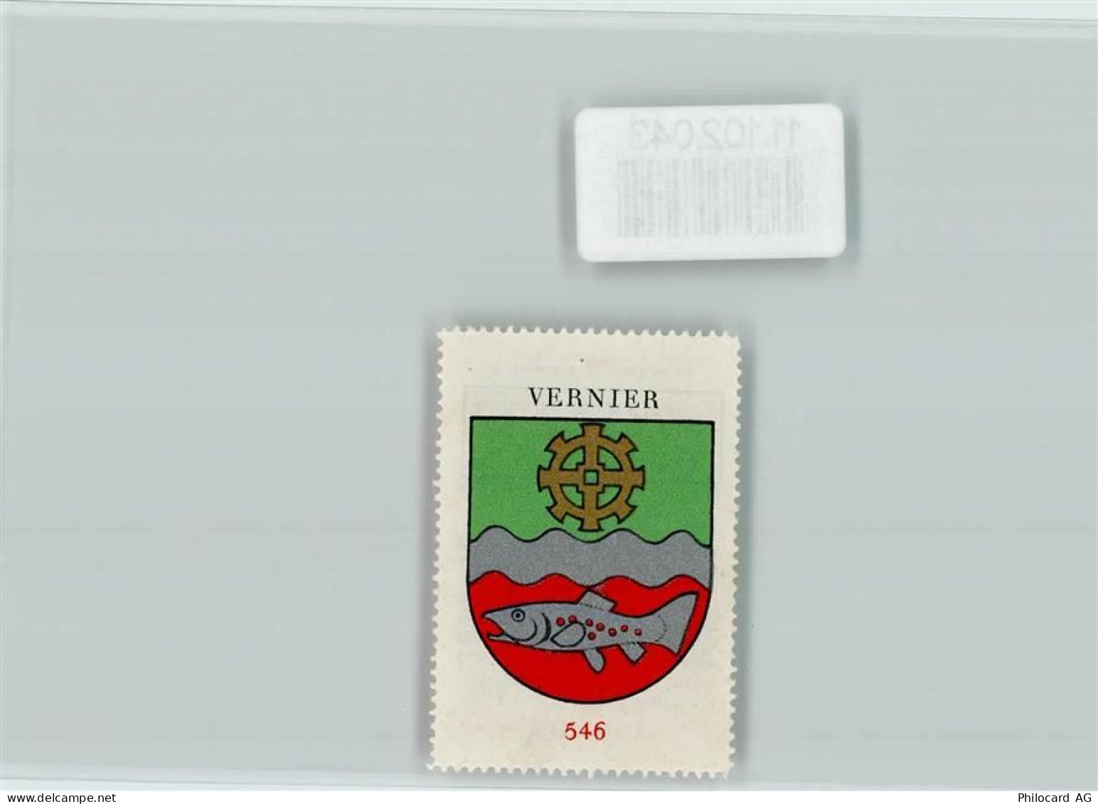 1214 Vernier - Vignette Wappen Kaffee Hag ca 1920-1940 - 11102043
