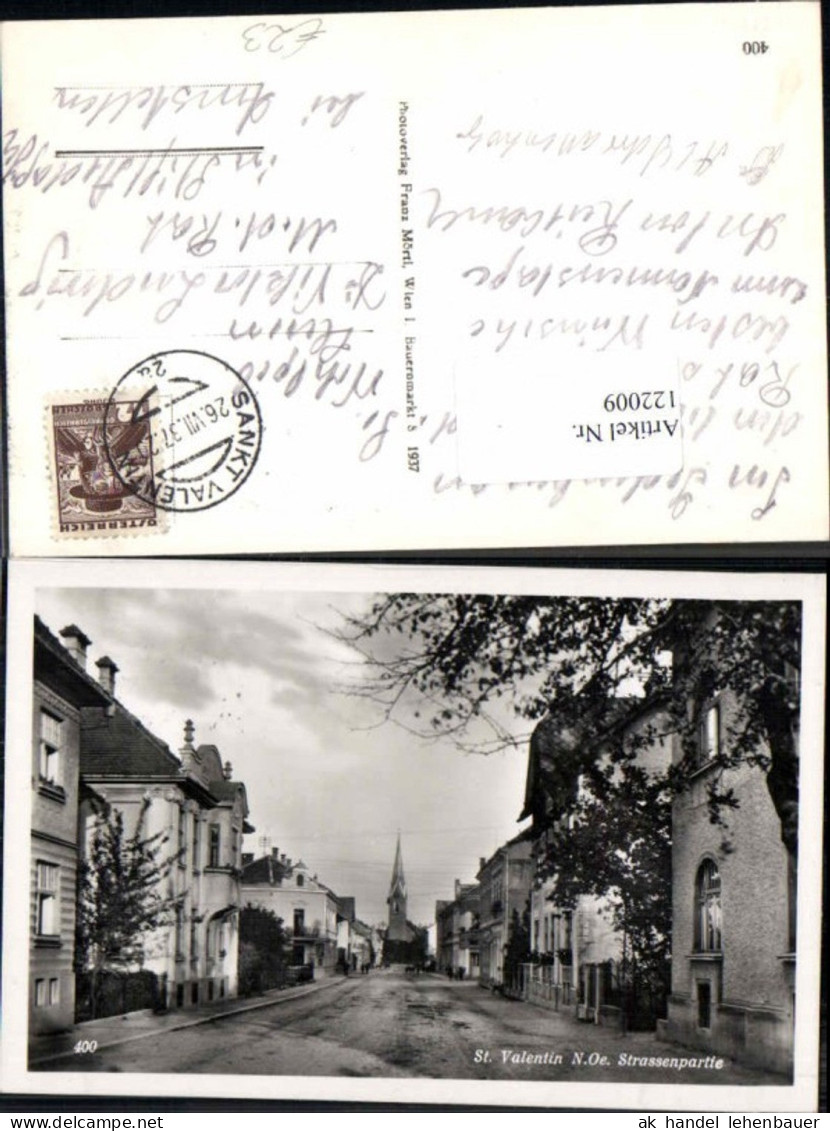 122009,St Valentin a.d. Westbahn Strassenpartie 1937