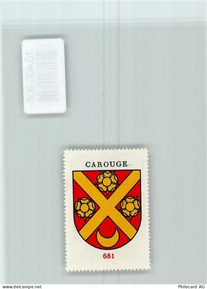 1227 Carouge GE La Praille - Vignette Wappen Kaffee Hag 1920-1940 - 10406905